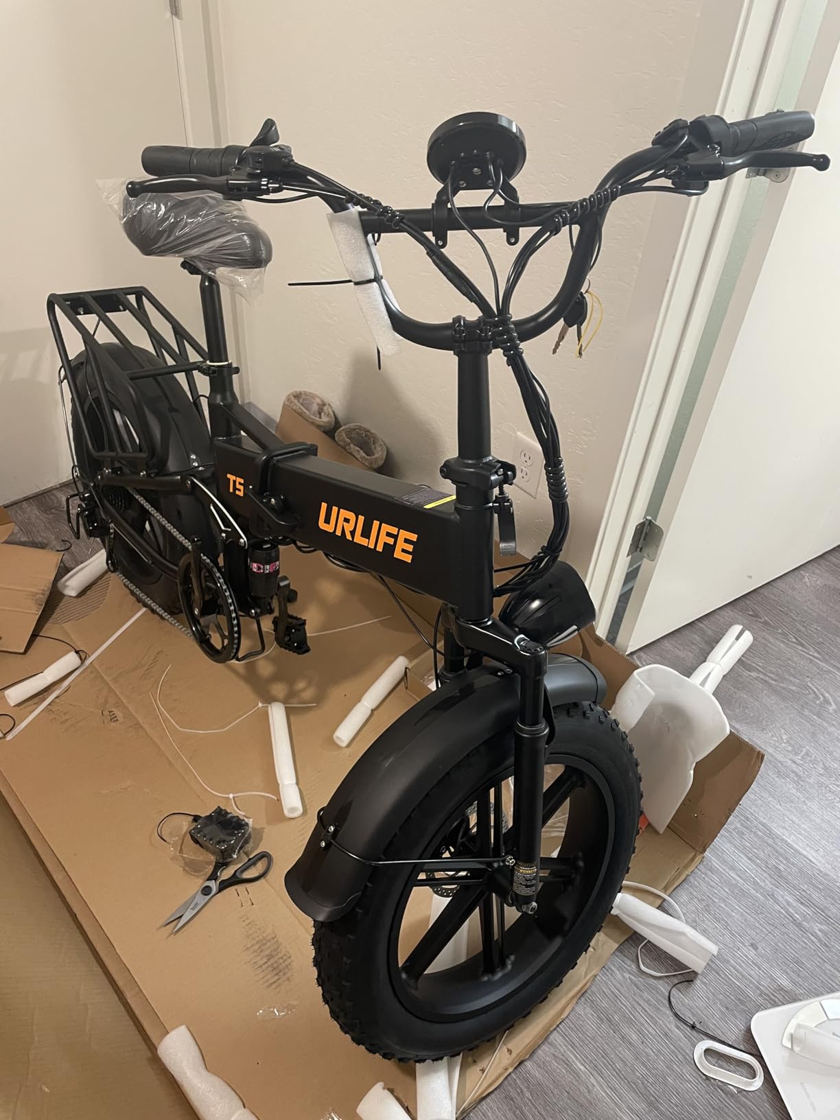 URLIFE Folding Electric Bike for Adults, 20