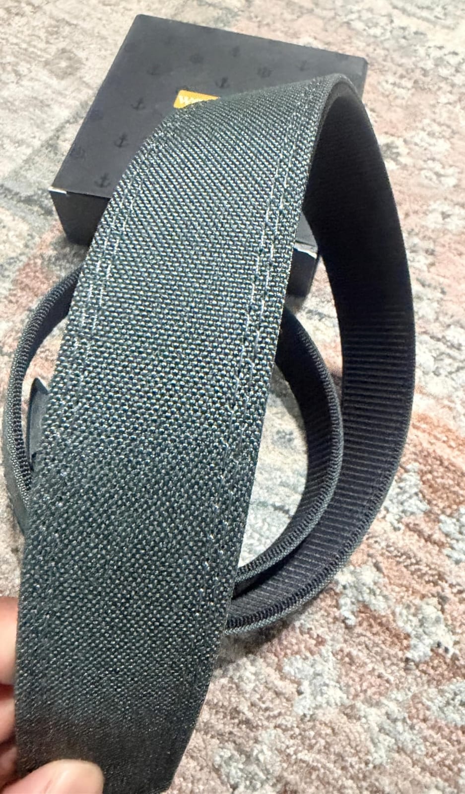 WONDAY Patented Men's Tactical Gun Belt Rigid Nylon Ratchet CCW EDC Belt customer photo 2