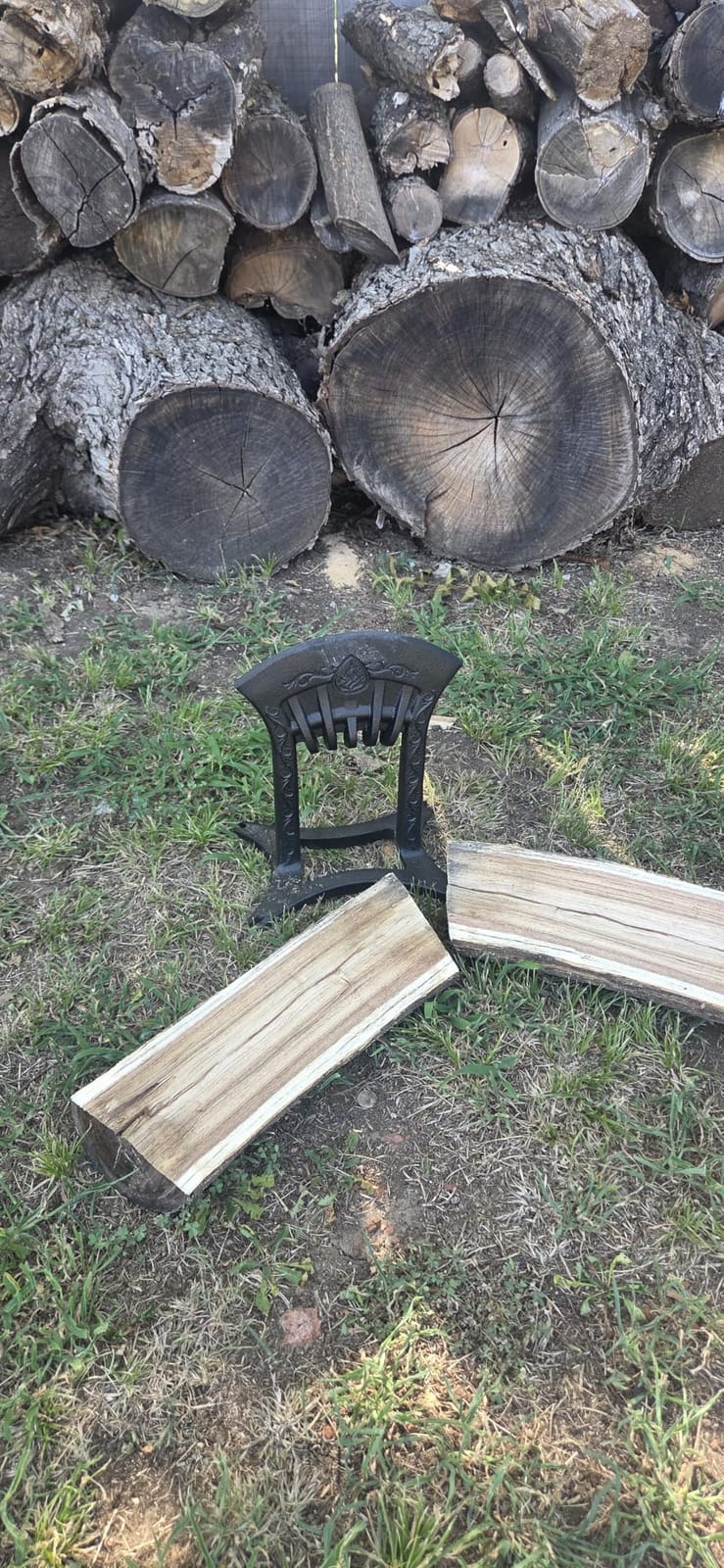 Kindling Splitter L, Cast Iron Manual Wood Splitter for Firewood customer photo 2