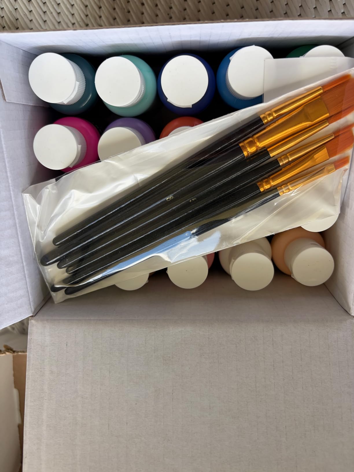 Artme 20 Colors Stained Glass Paint Set with 6 Brushes, Waterproof Permanent Acrylic Ceramic & Glass Painting Kit for Beginners and Artists Painting on Wine Glasses Ceramic Window(30ml/1oz) customer photo 1