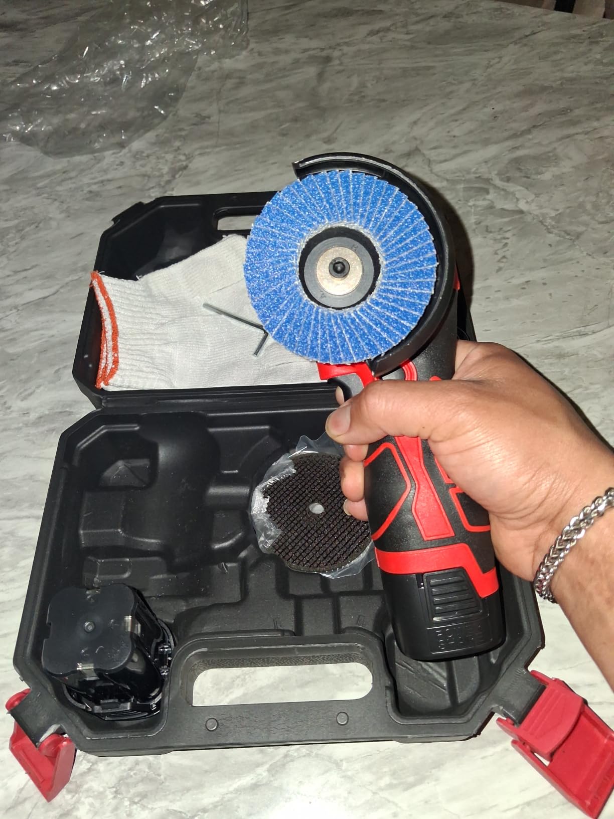 TEENO Cordless Angle Grinder 3