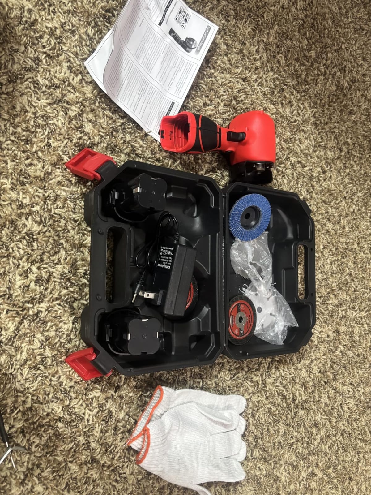 TEENO Cordless Angle Grinder 3