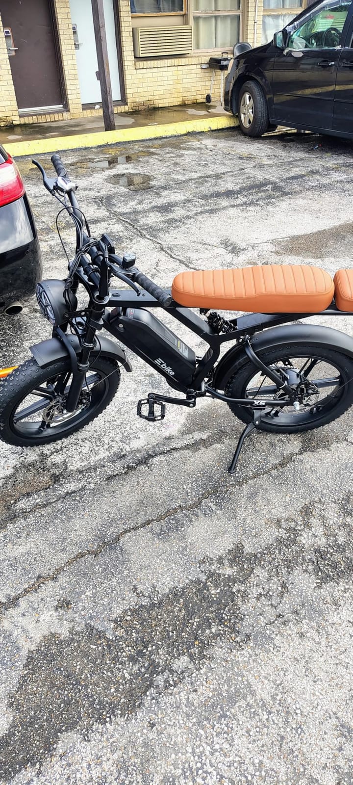 Electric Bike for Adults,48V15Ah Removable Battery Retro Ebike,Suspension customer photo 1