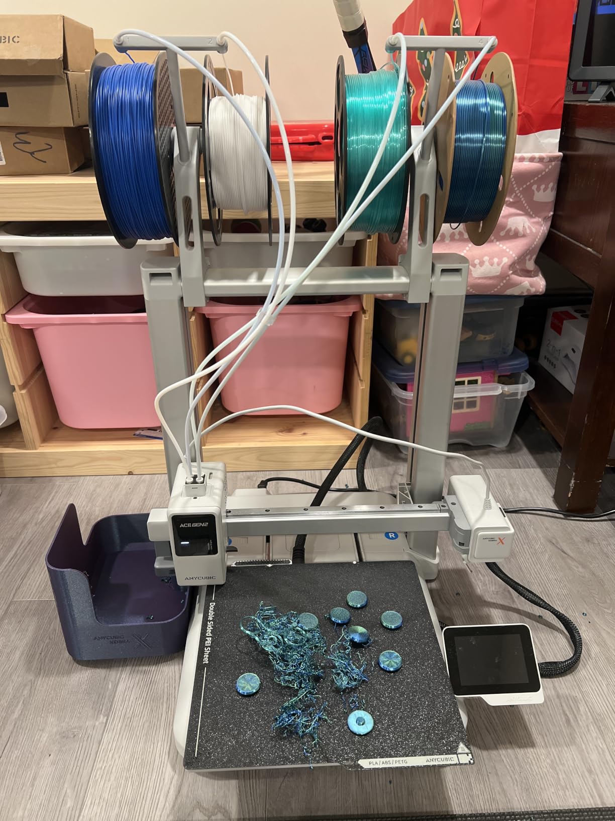 Anycubic Kobra X Multicolor 3D Printer, Easy Setup, Native 4-Color customer photo 2
