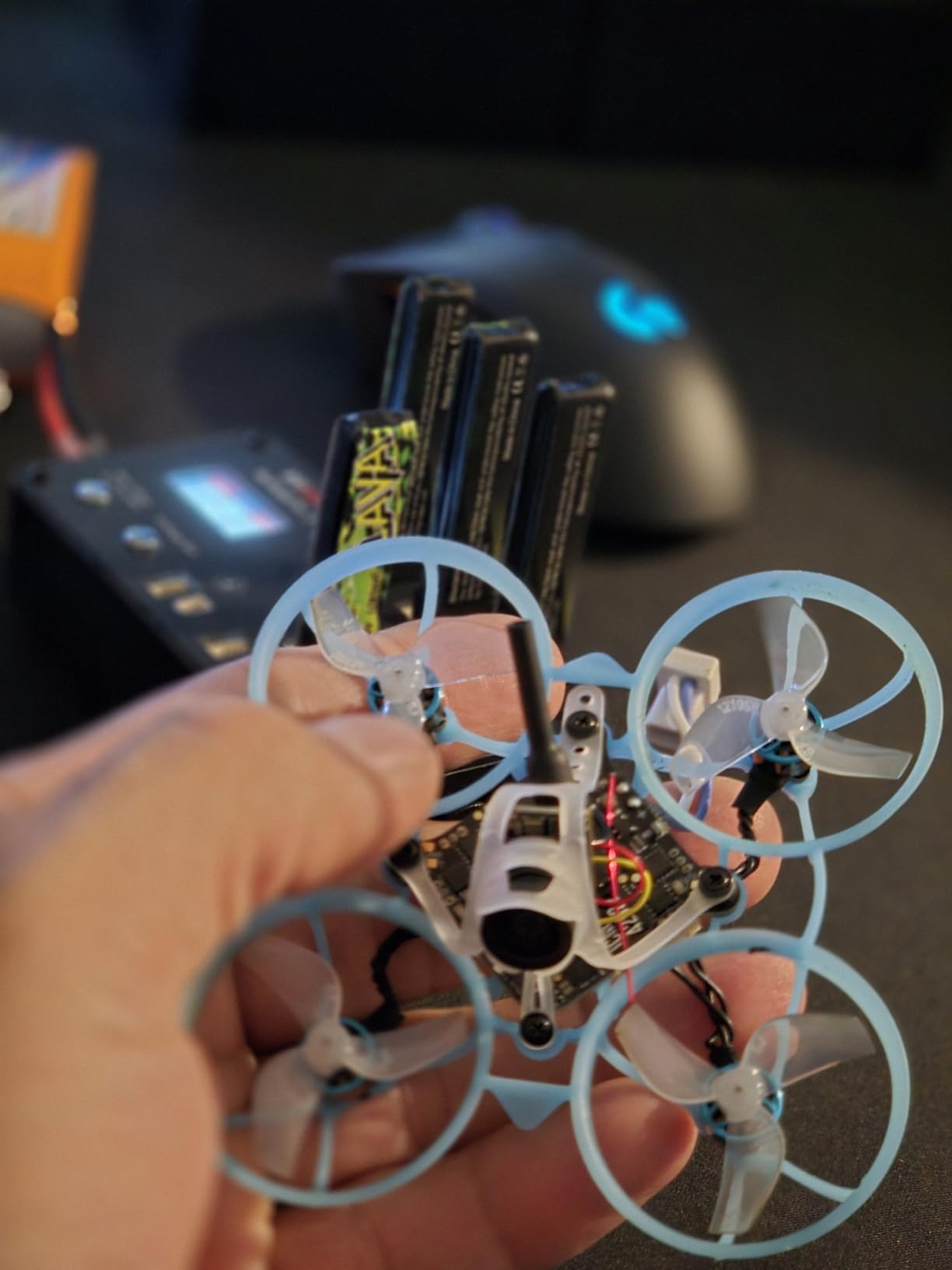 BETAFPV Air65 II Brushless Whoop Quadcopter Ultralight for FPV Freestyle, Ultralight Weight 1S FPV Drone with Matrix 1S 5IN1 II FC, 0702 25000KV Motor, 1219S 3-B Prop, C03 Camera, Air II Canopy&Frame customer photo 1