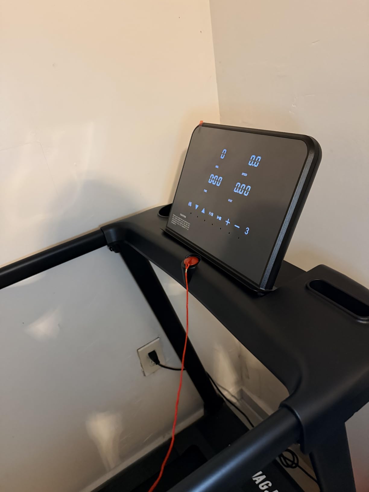 JAGJOG Foldable Treadmill with 15% Auto Incline, 8.8 MPH, 300 lb Capacity | Shock Absorption, LED Display, App Connectivity, 12 Preset Programs customer photo 2