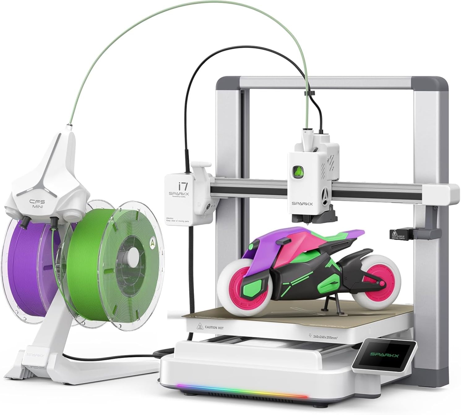 Creality SPARKX i7 Combo Multi-Color 3D Printer, Auto Filament Management customer photo 1