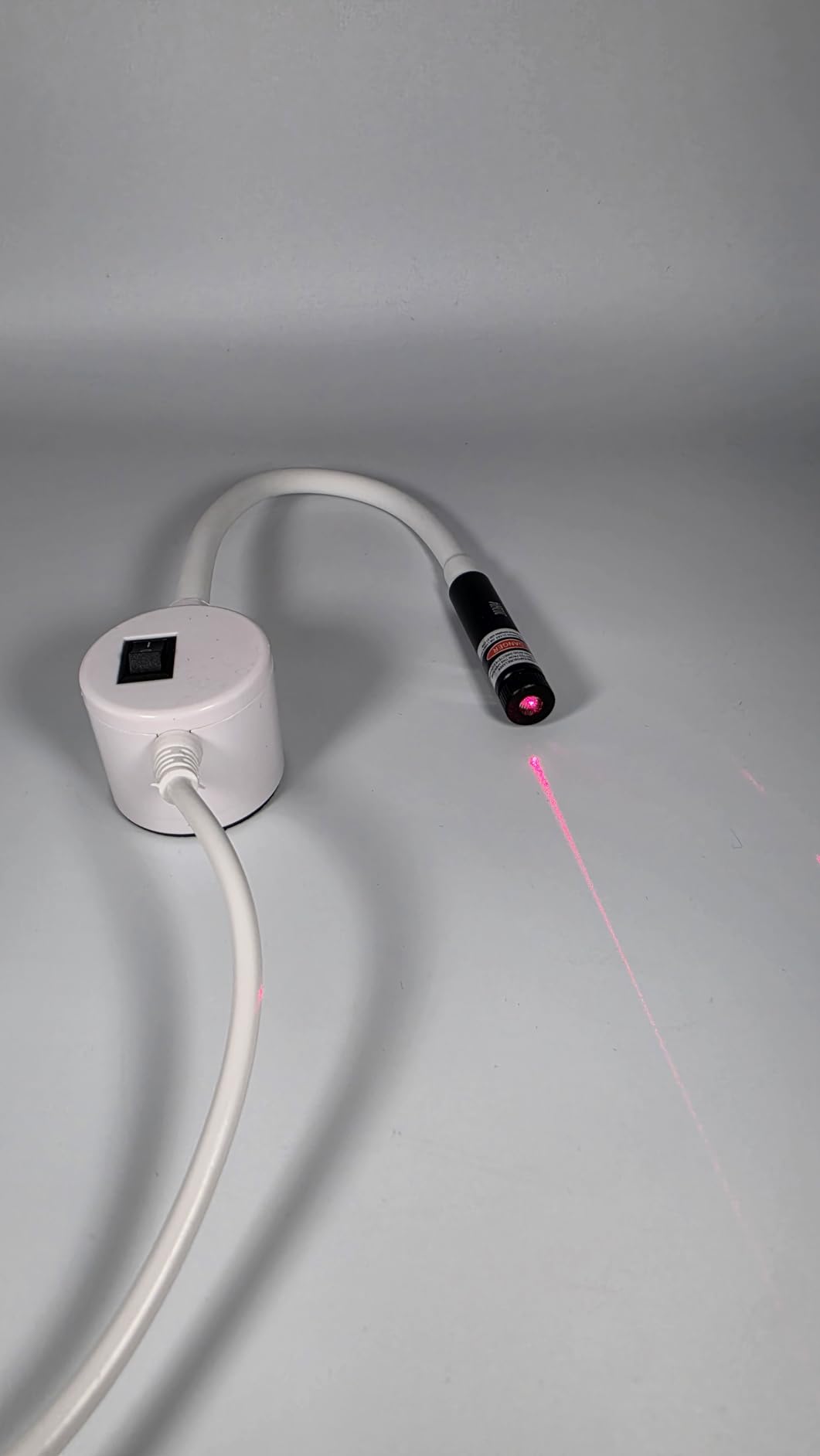 Magnetic Positioning Quilting Light for Sewing Machine & Miter Saw, Sewing Light Guide for Straight Stitching with Red Crosslight Positioning, Plug-in for Quilting Saw & Heat Press (White-USB) customer photo 2
