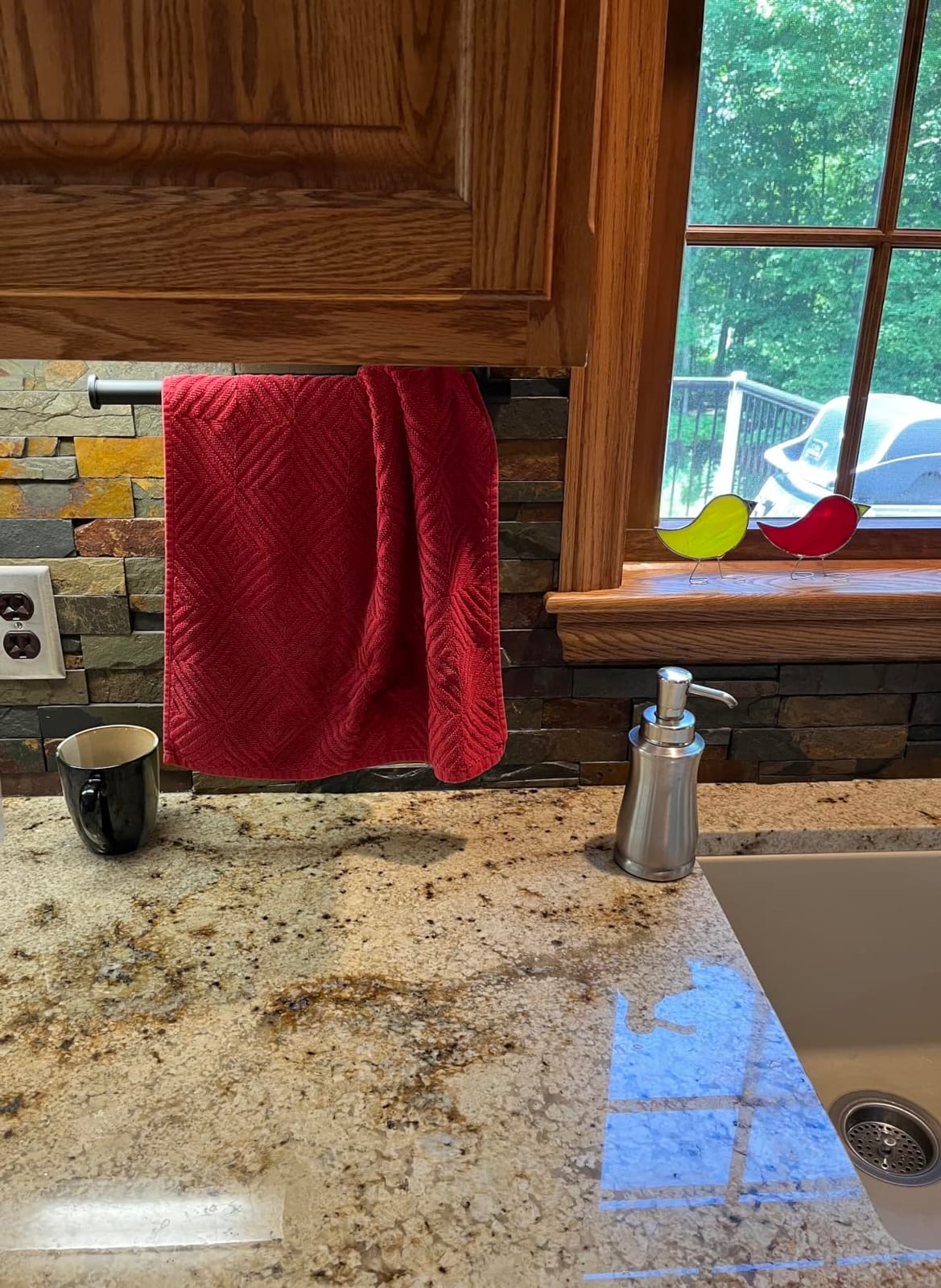 Gold Paper Towel Holder, Self Adhesive Paper Towel Holder Under Cabinet customer photo 1