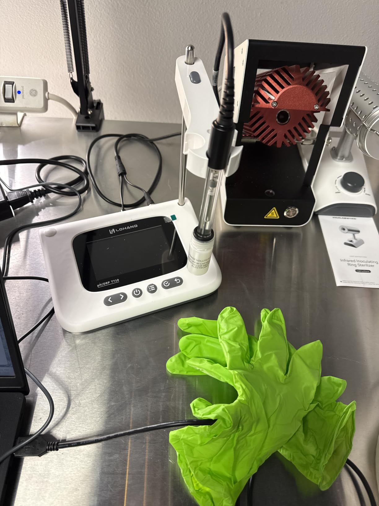 LOHAND Digital Benchtop Lab pH Meter with ATC, 0.01 pH Accuracy customer photo 1