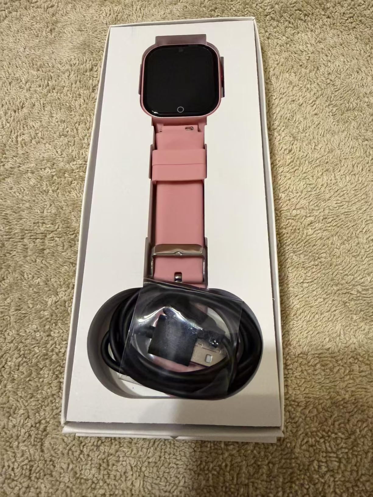 4G Kids Smart Watch with GPS Tracker, Video & Voice Call, SOS, WiFi, IP68 Waterproof, AI Smart Features, Parental Control Phone Watch for Boys Girls Age 3+ (SIM Card Included) customer photo 2