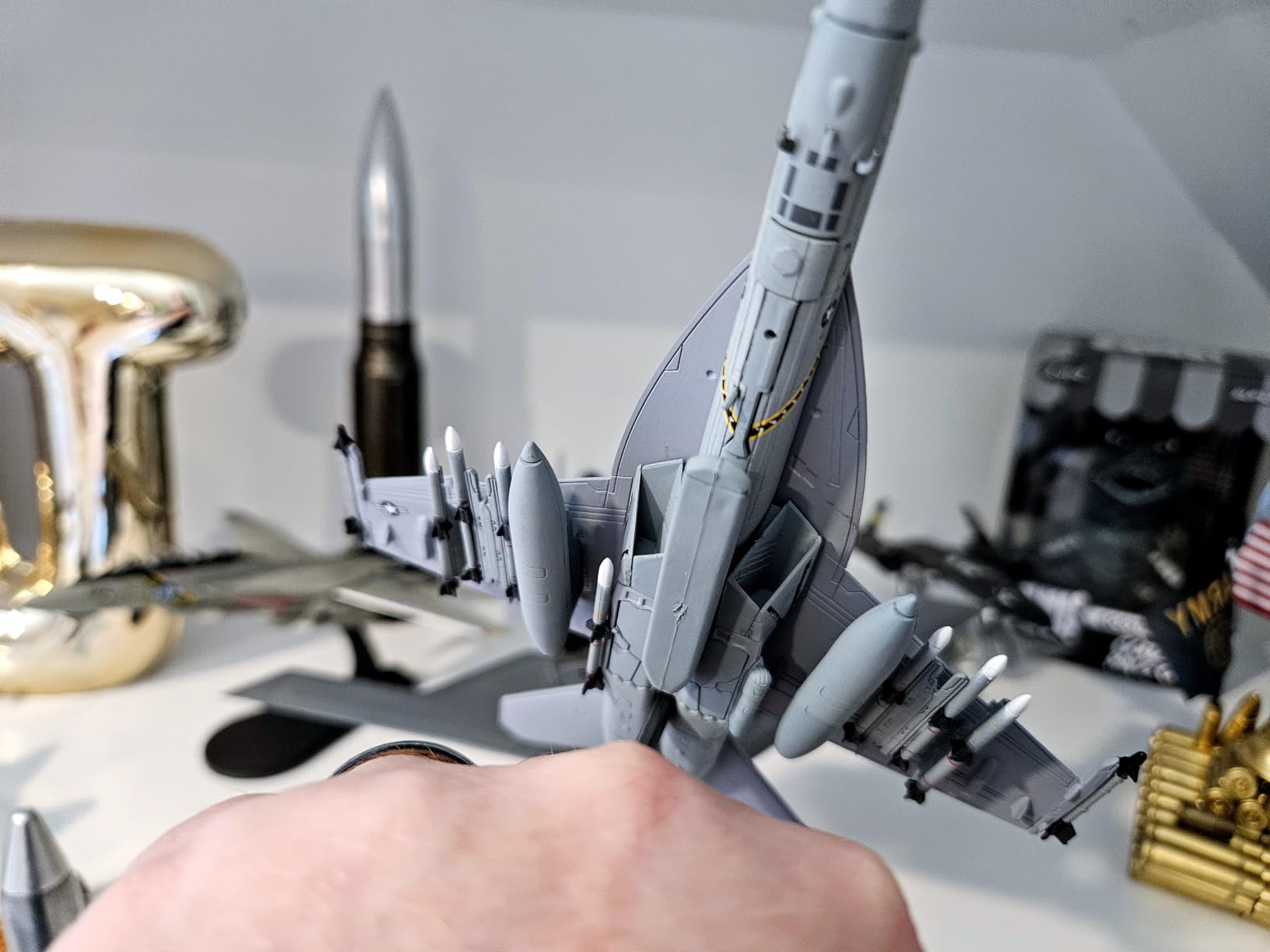 1:72 Scale F-18 Super Hornet Metal Fighter Jet Model Military Die-cast Aircraft Models for Collection or Gift Ultimate customer photo 2