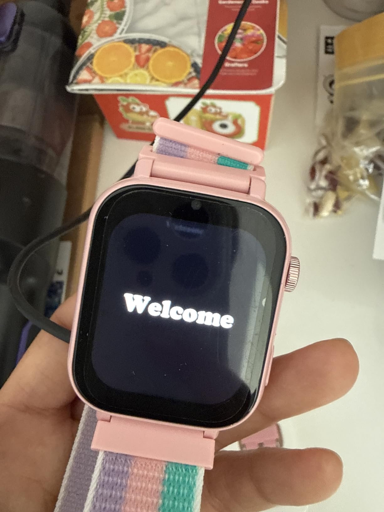 Kids Smart Watch 4G with GPS Tracker for Boys Girls, Smartwatch for Kids Vioce Video Call SOS for Children 4-12 Bithday Gift customer photo 2
