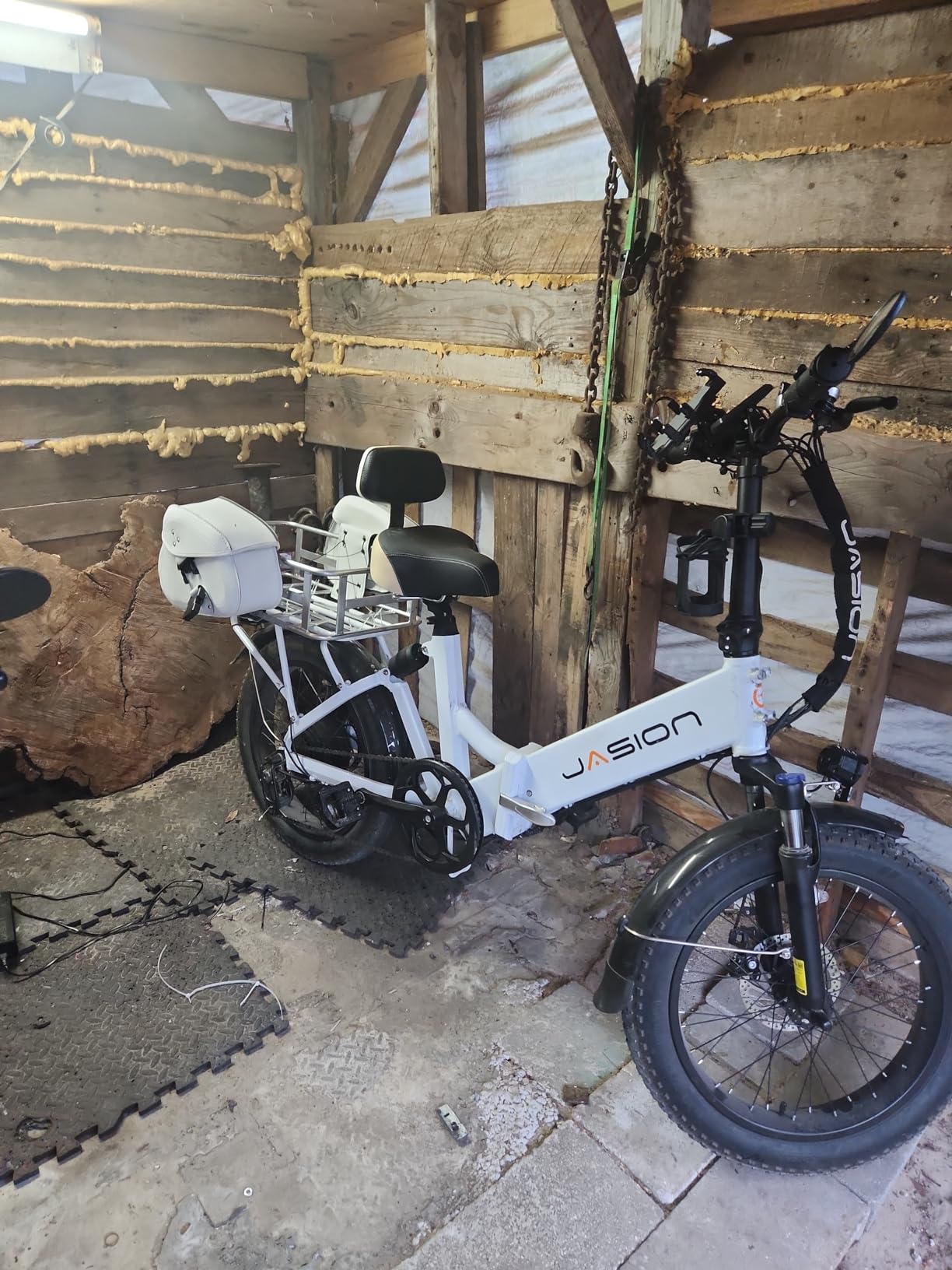 Jasion Thunder/PRO/ST Electric Bike,2000W/1800W Peak Ebikes for Adults,26''Fat Tire Best Ebike for Men,90/80 Miles with 1040Wh/864Wh Battery,35/30+MPH Max Speed Bicycles,500/400LB Capacity,Patent customer photo 1