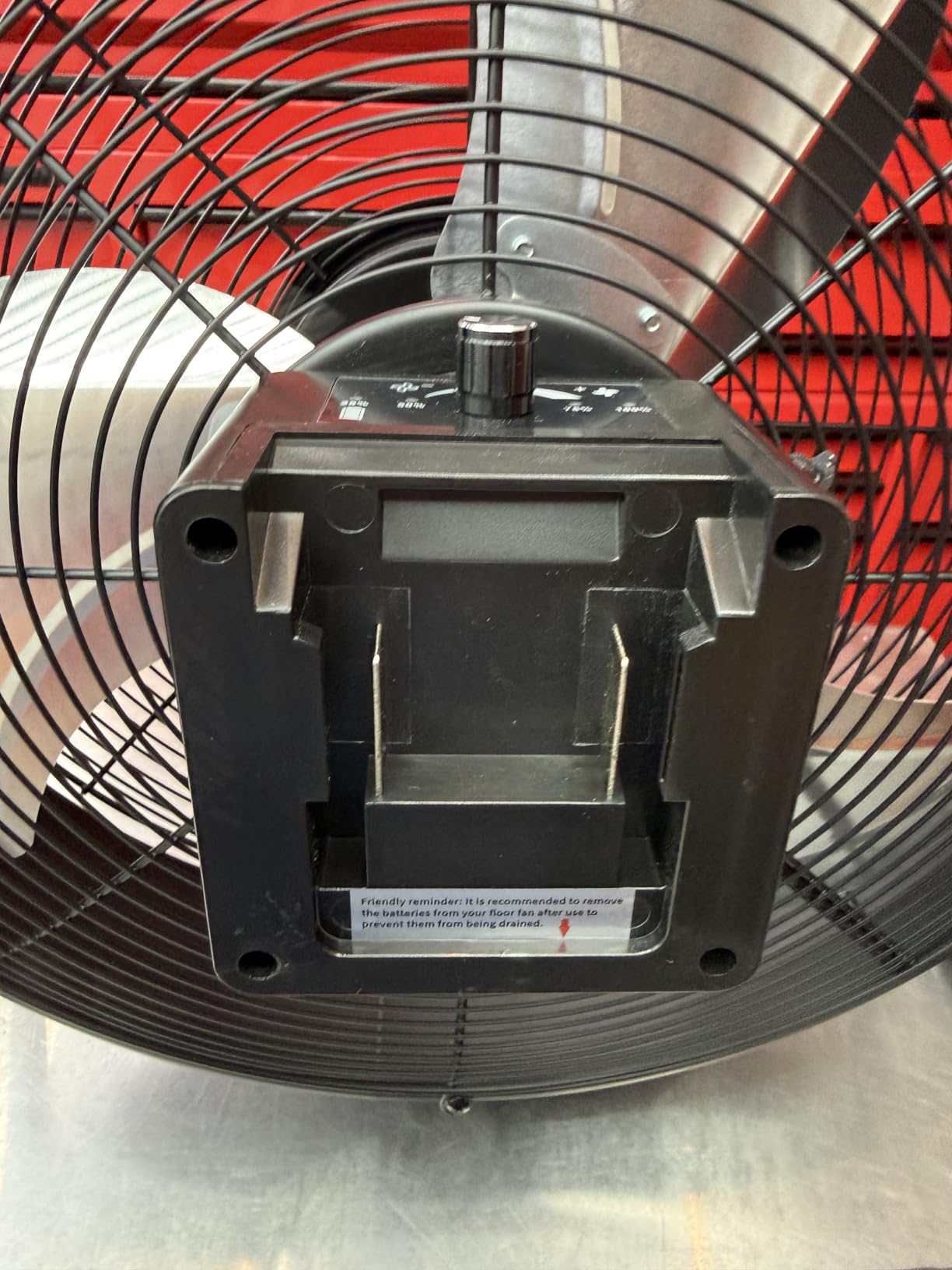 T-SUN 16 Inch Battery Powered Cordless Portable Floor Fan with LED Light customer photo 2