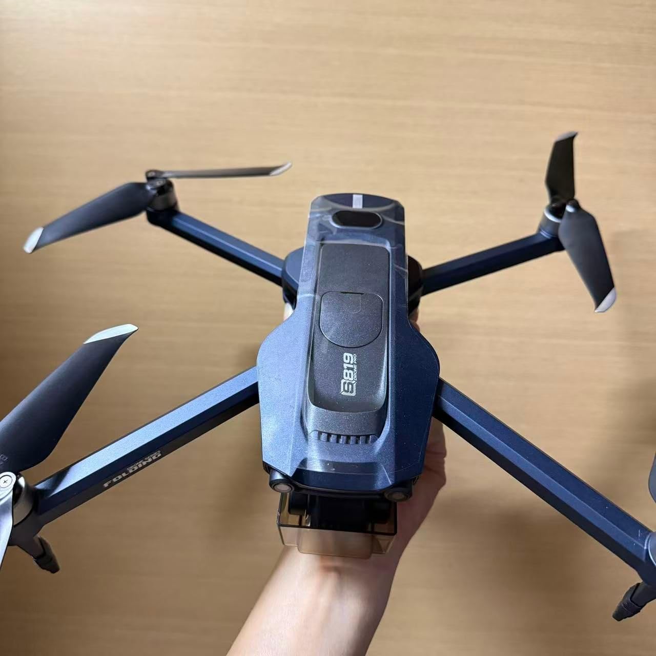 Foldable FPV Quadcopter Airdrop Drone, 4-Way Obstacle Avoidance, 2.7K 3-Axis Gimbal Dual Cameras, GPS & Optical Flow Positioning System, Smart Follow, Brushless Motor, 4.92-Inch Touchscreen Remote Controller, 2 Batteries for 50 Mins Flight, Max 0.66 Lbs Payload Capacity, Suitable for Adults and Beginners customer photo 2