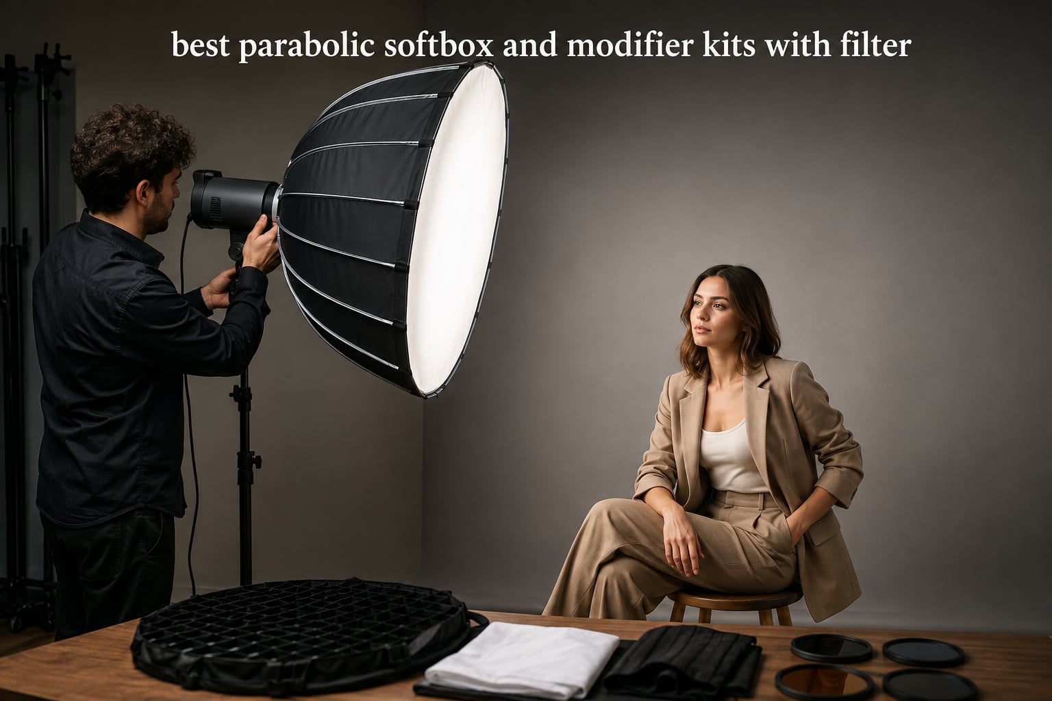 best parabolic softbox and modifier kits with filter