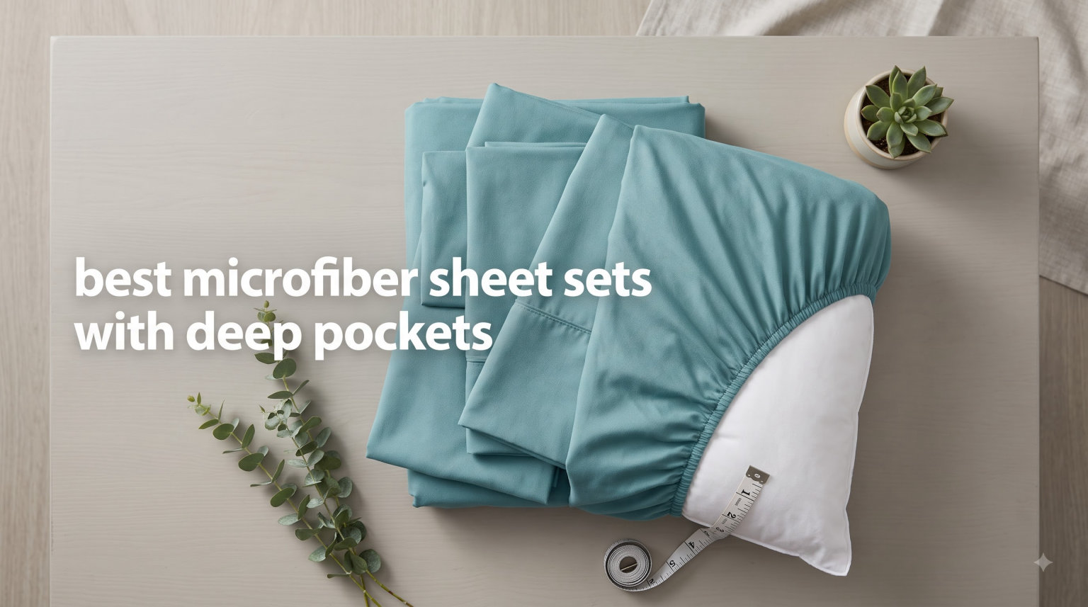 best microfiber sheet sets with deep pockets