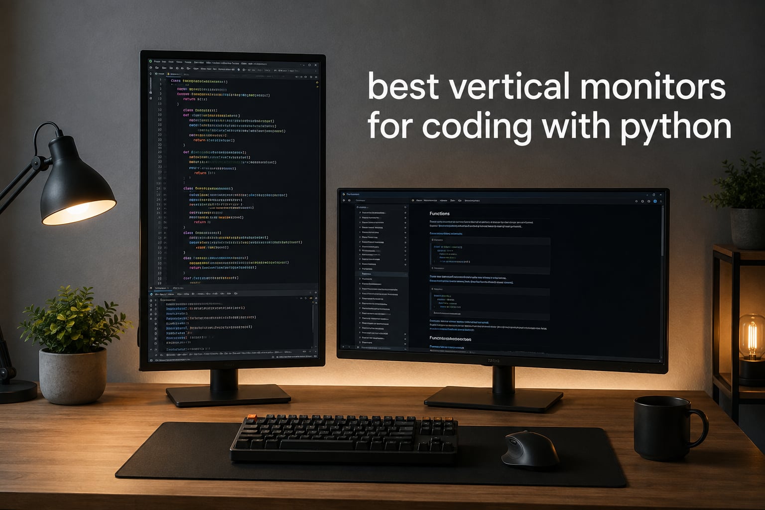 best vertical monitors for coding with python