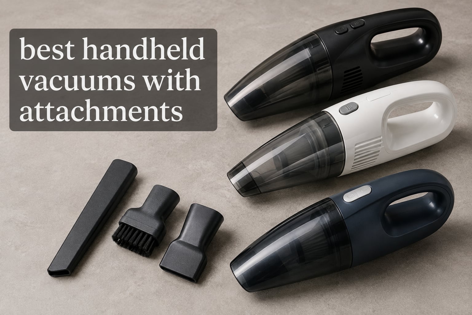best handheld vacuums with attachments
