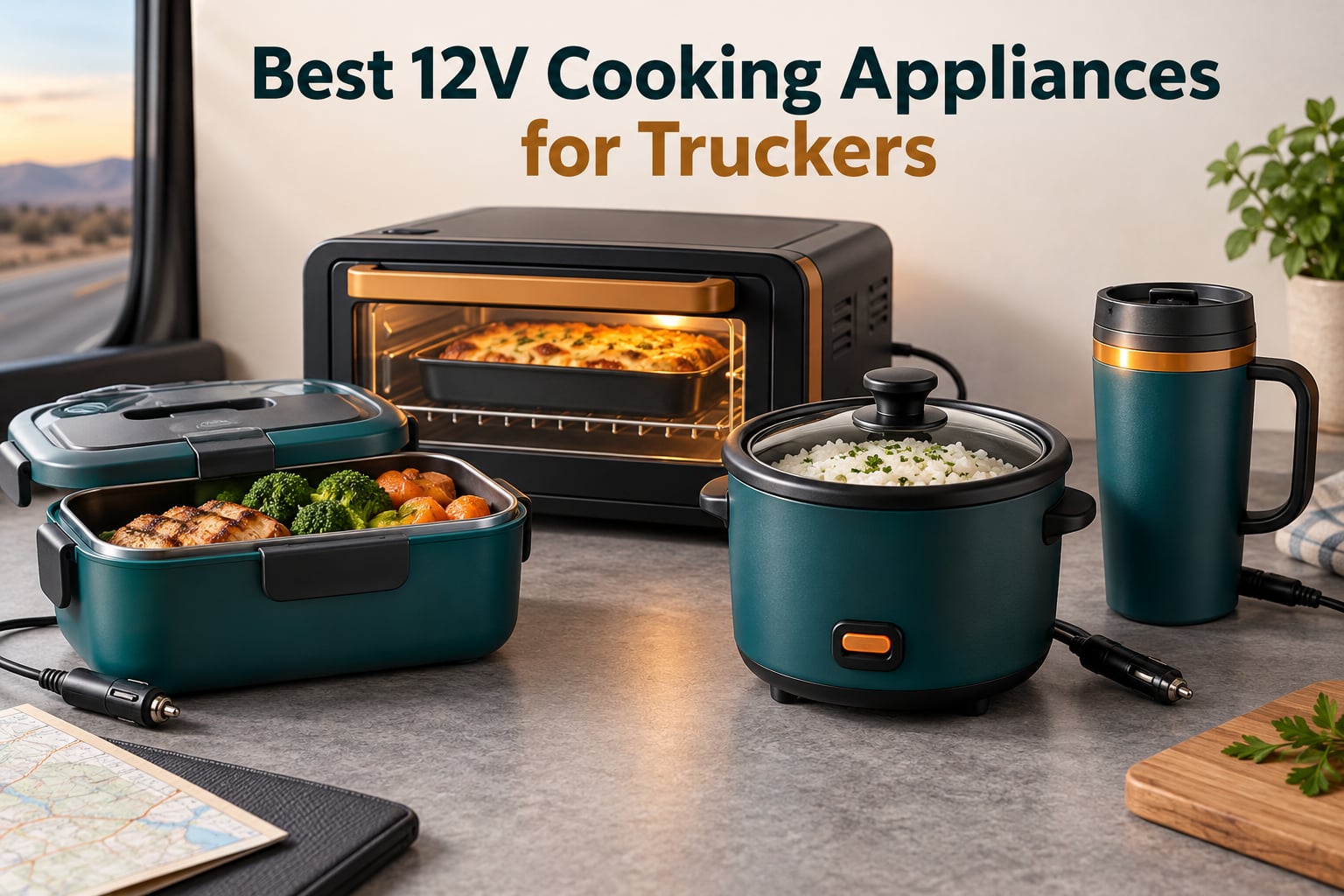 Best 12V Cooking Appliances for Truckers