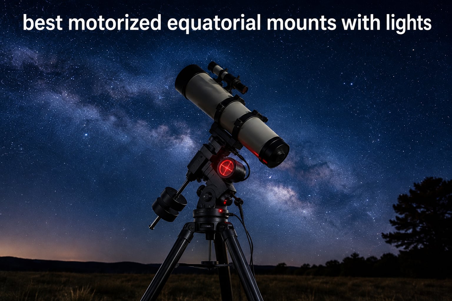 best motorized equatorial mounts with lights
