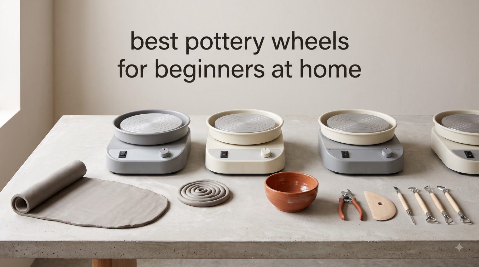 best pottery wheels for beginners at home