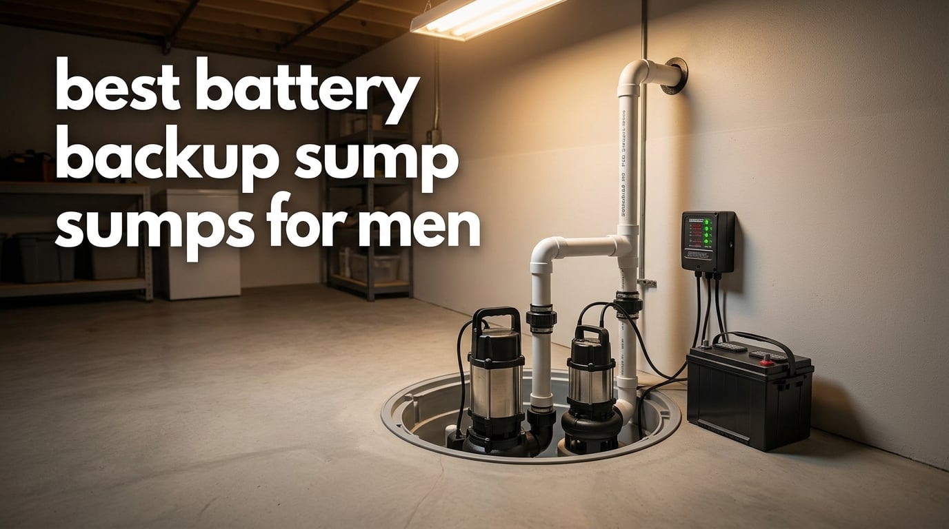 best battery backup sump pumps for men