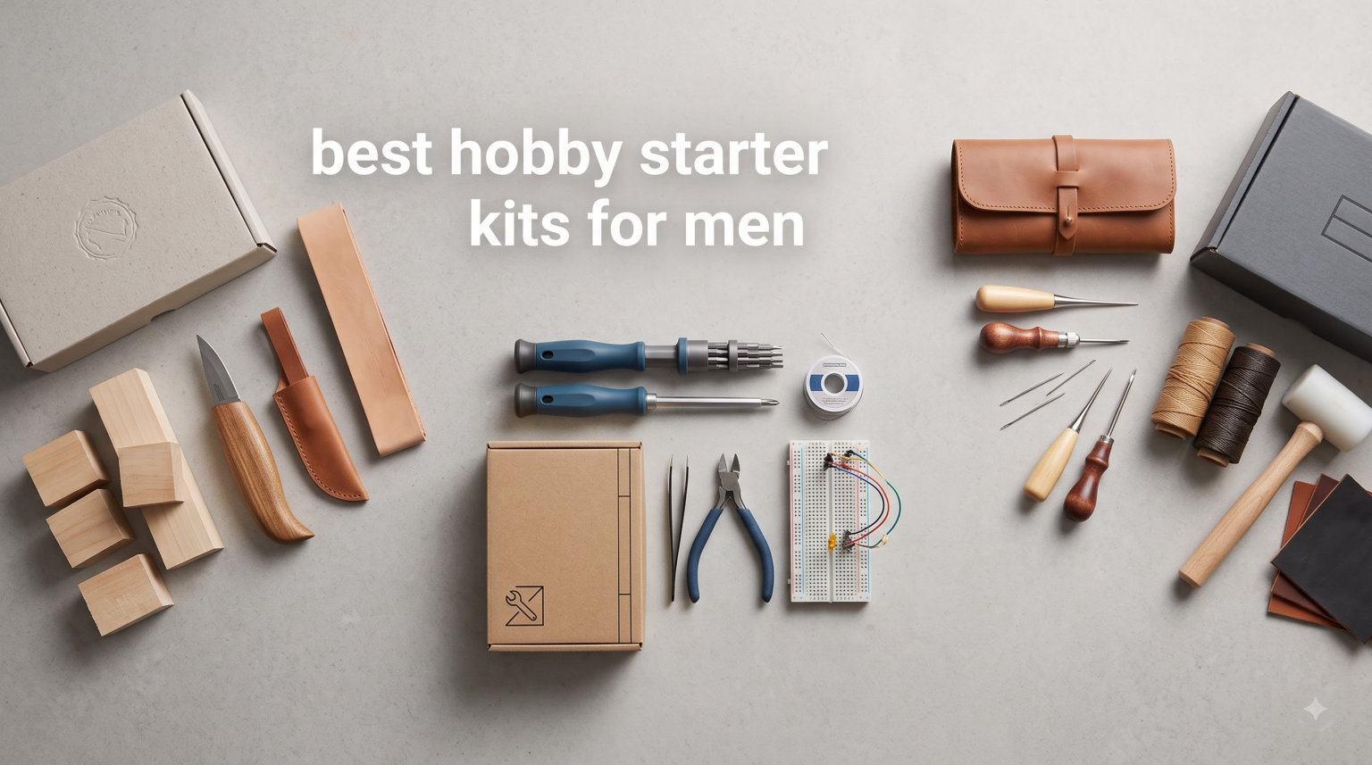 best hobby starter kits for men