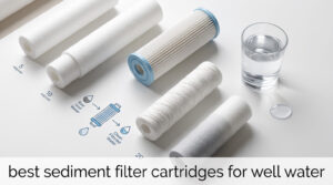 best sediment filter cartridges for well water
