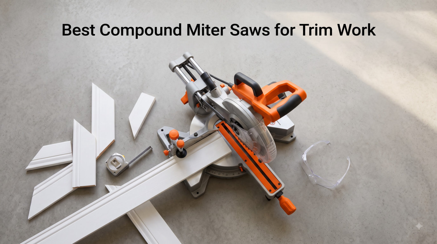 Best Compound Miter Saws for Trim Work