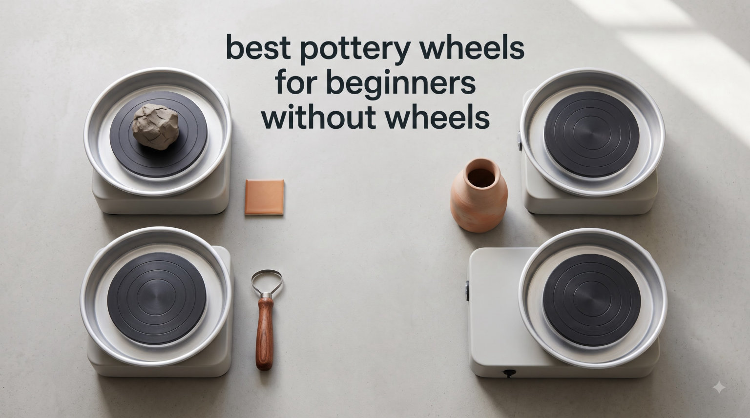 best pottery wheels for beginners without wheels