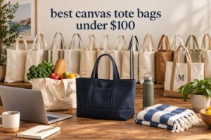 best canvas tote bags under $100