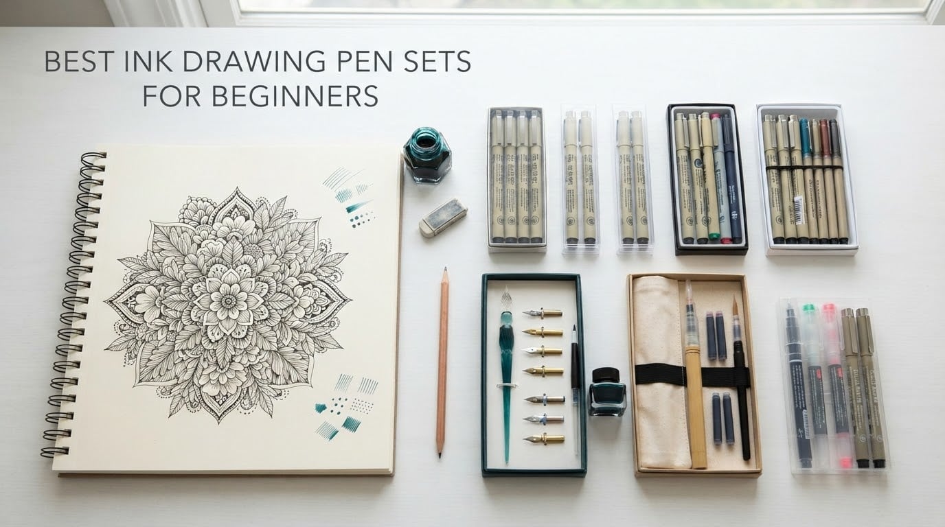 best ink drawing pen sets for beginners