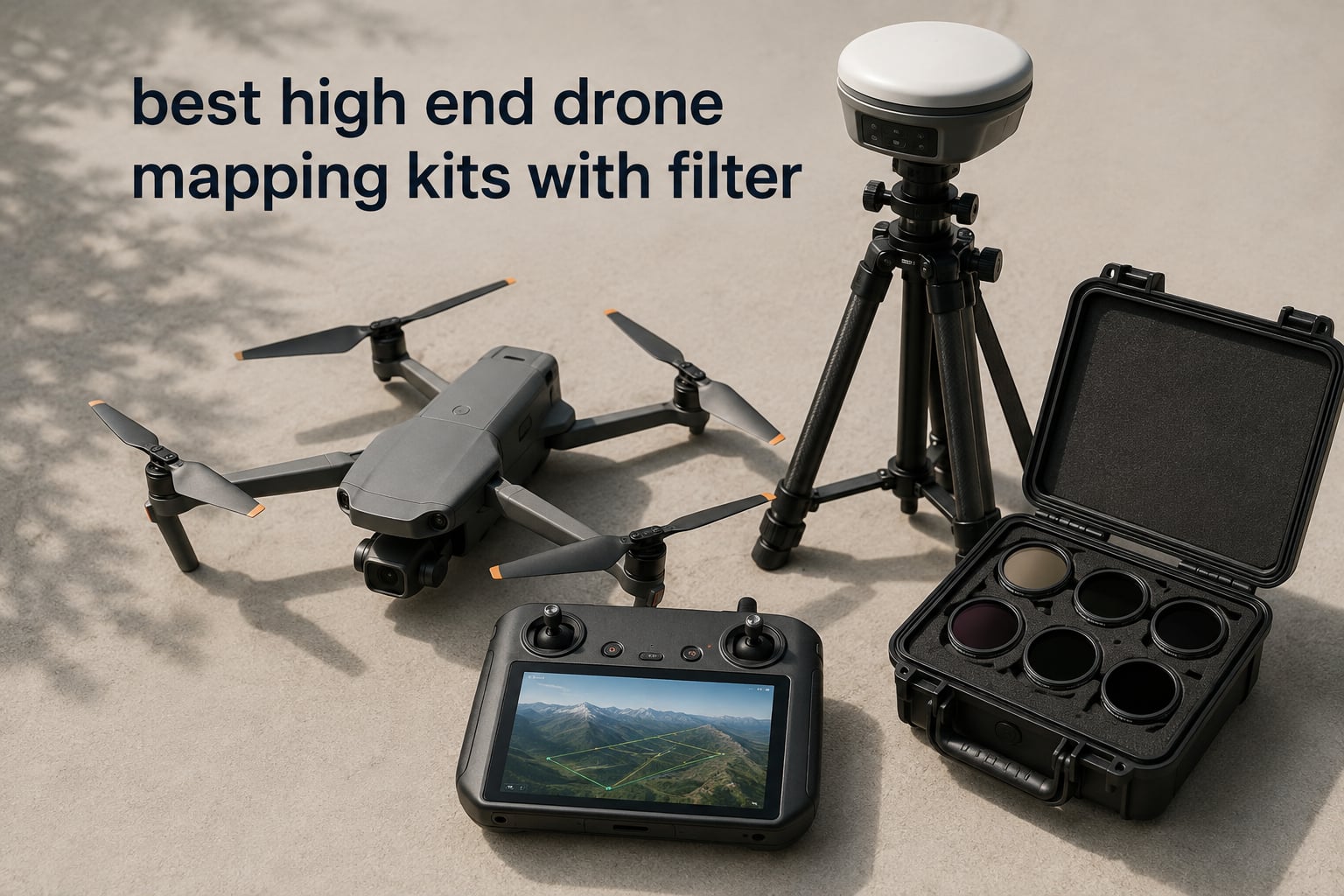 best high end drone mapping kits with filter