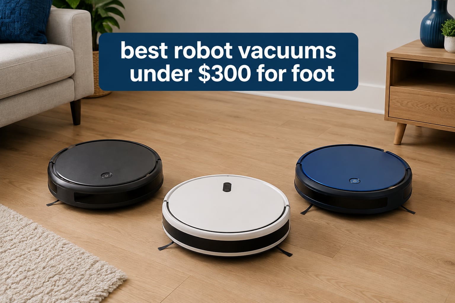 best robot vacuums under $300 for foot