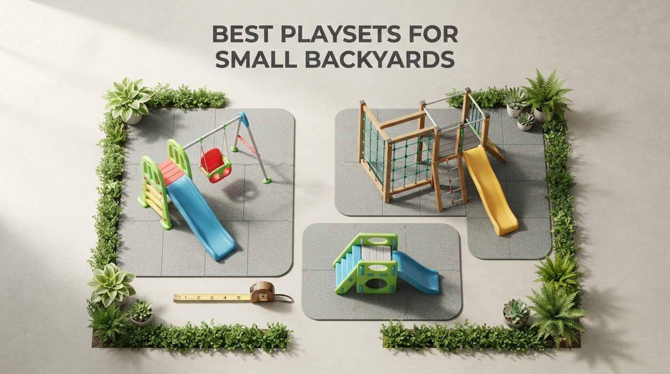 best playsets for small backyards