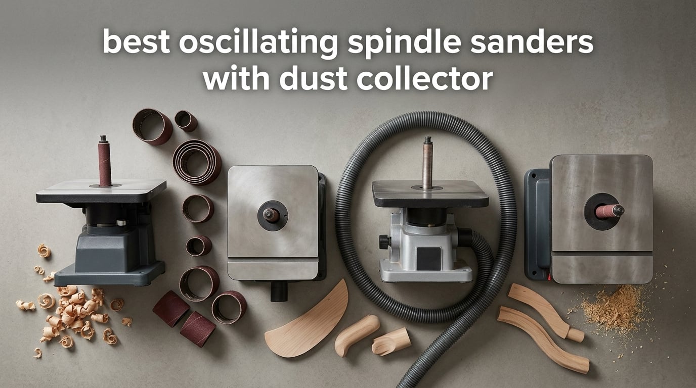 best oscillating spindle sanders with dust collector