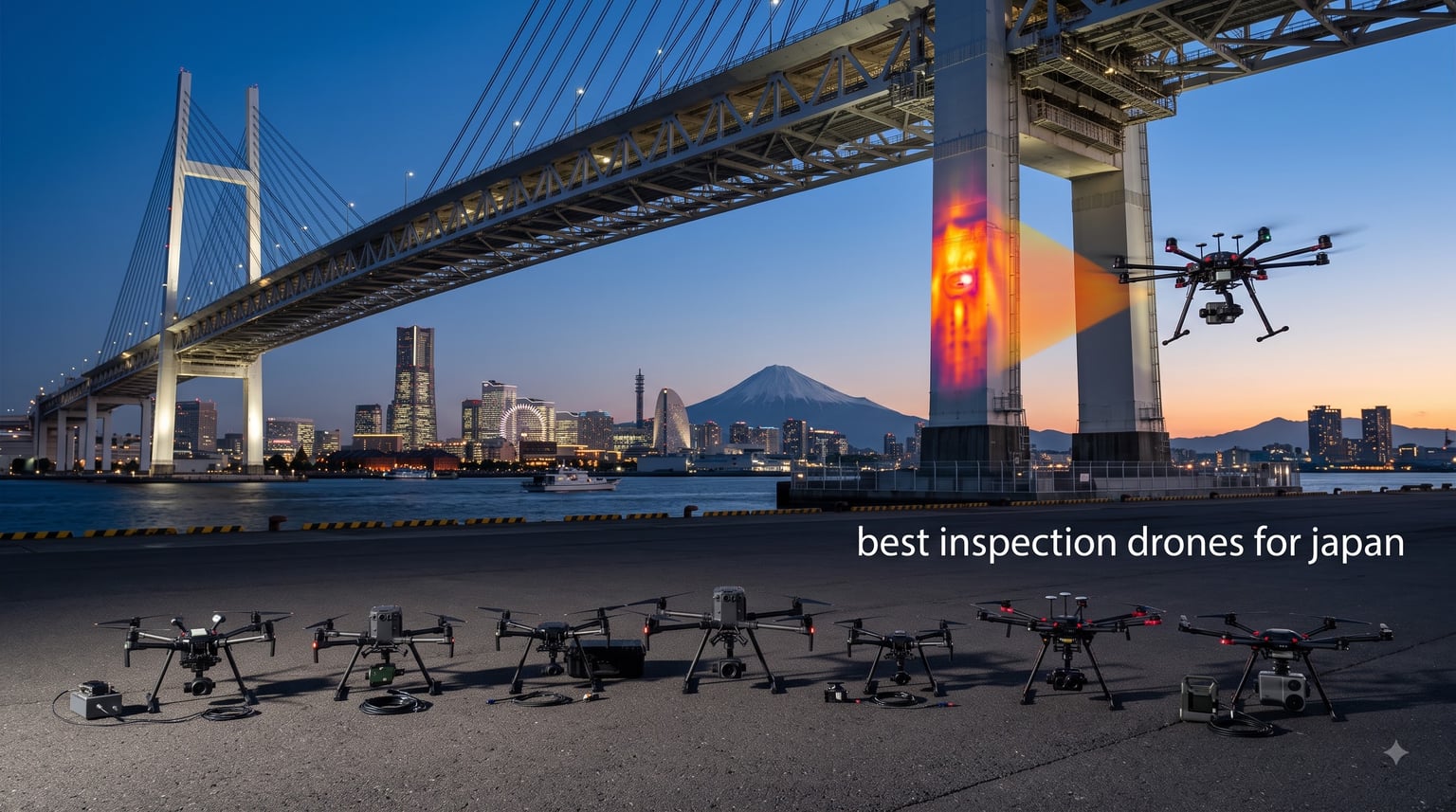 best inspection drones for japan
