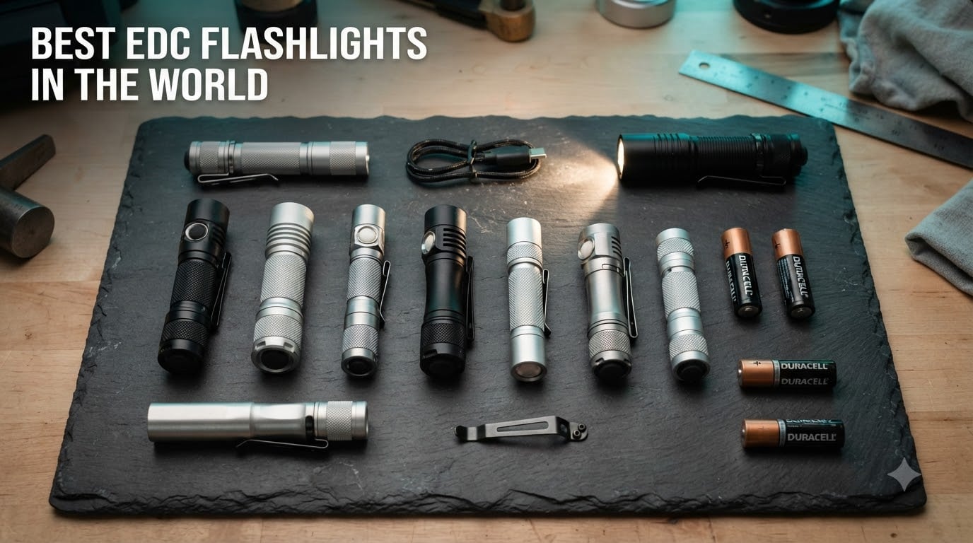 best edc flashlights in the world