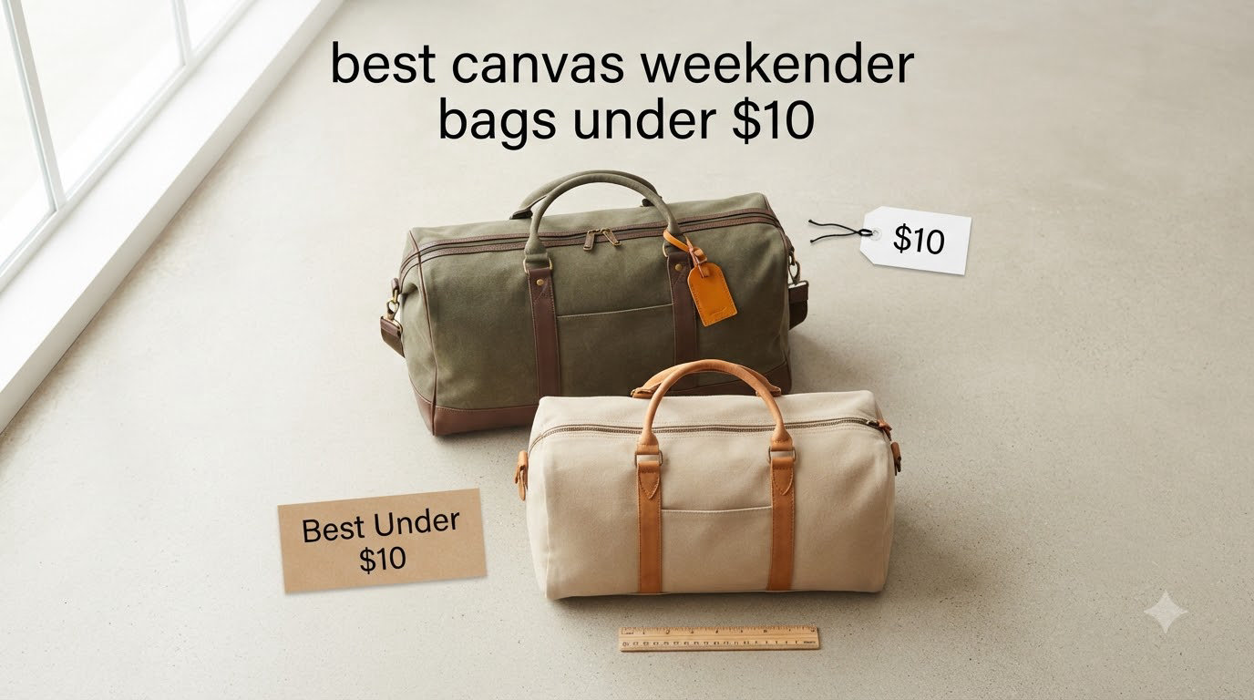 best canvas weekender bags under $10