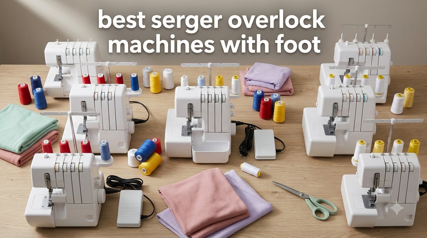 best serger overlock machines with foot