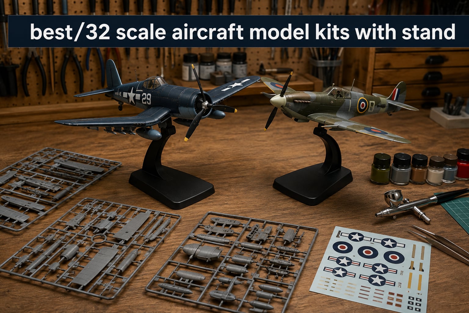 best 1/32 scale aircraft model kits with stand