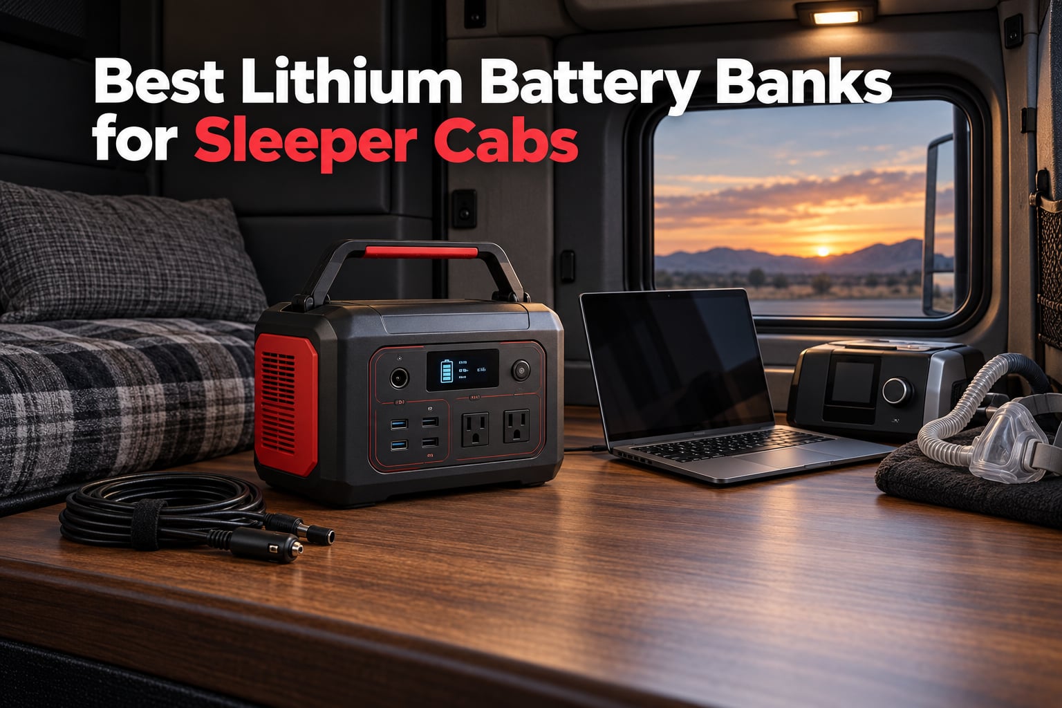 Best Lithium Battery Banks for Sleeper Cabs