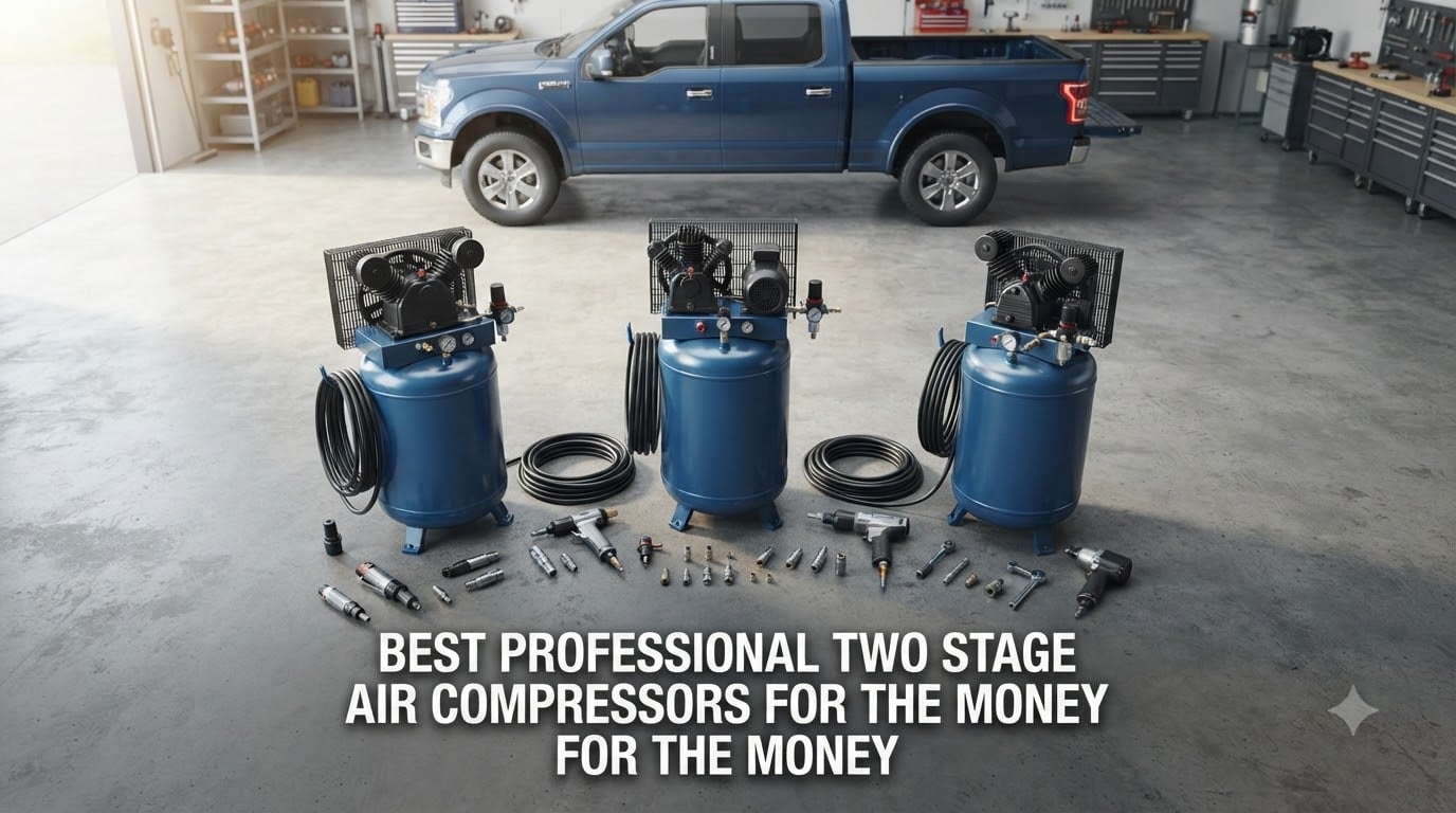 best professional two stage air compressors for the money