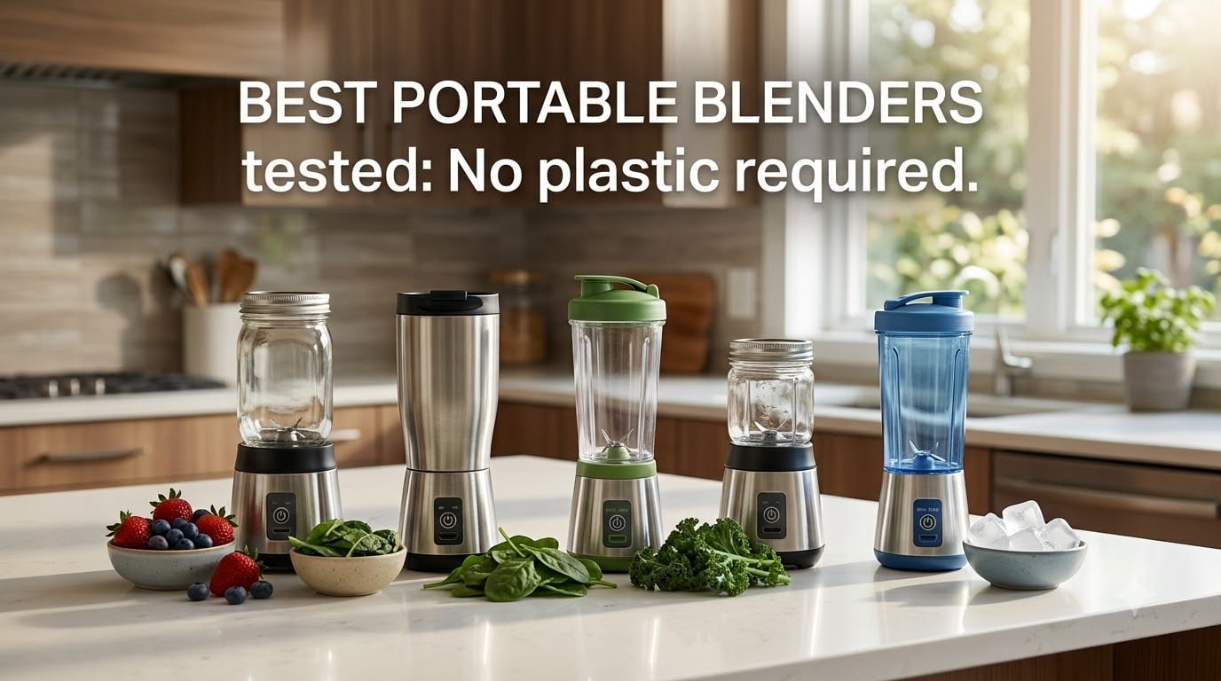 best portable blenders tested without plastic