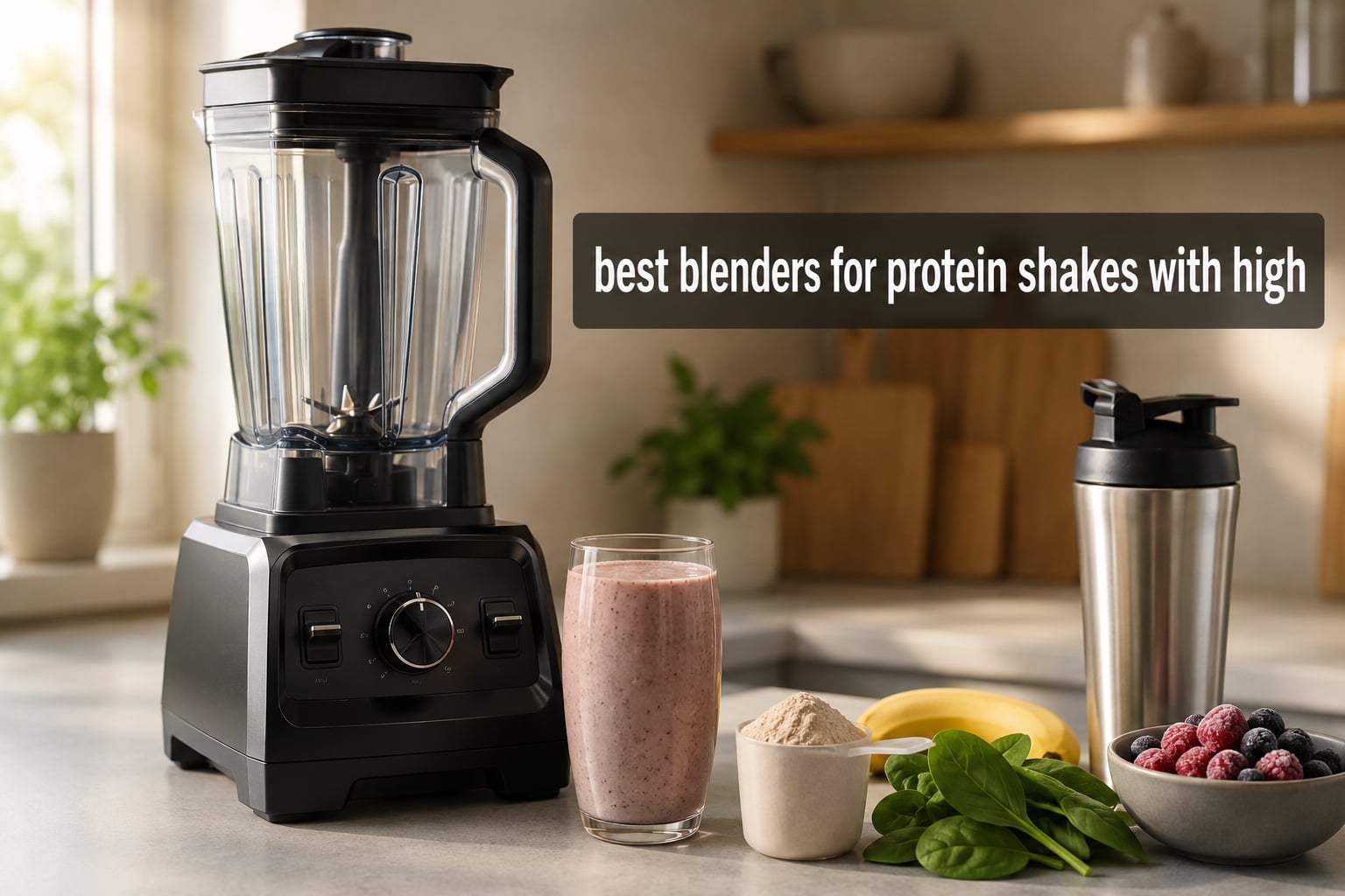 best blenders for protein shakes with high