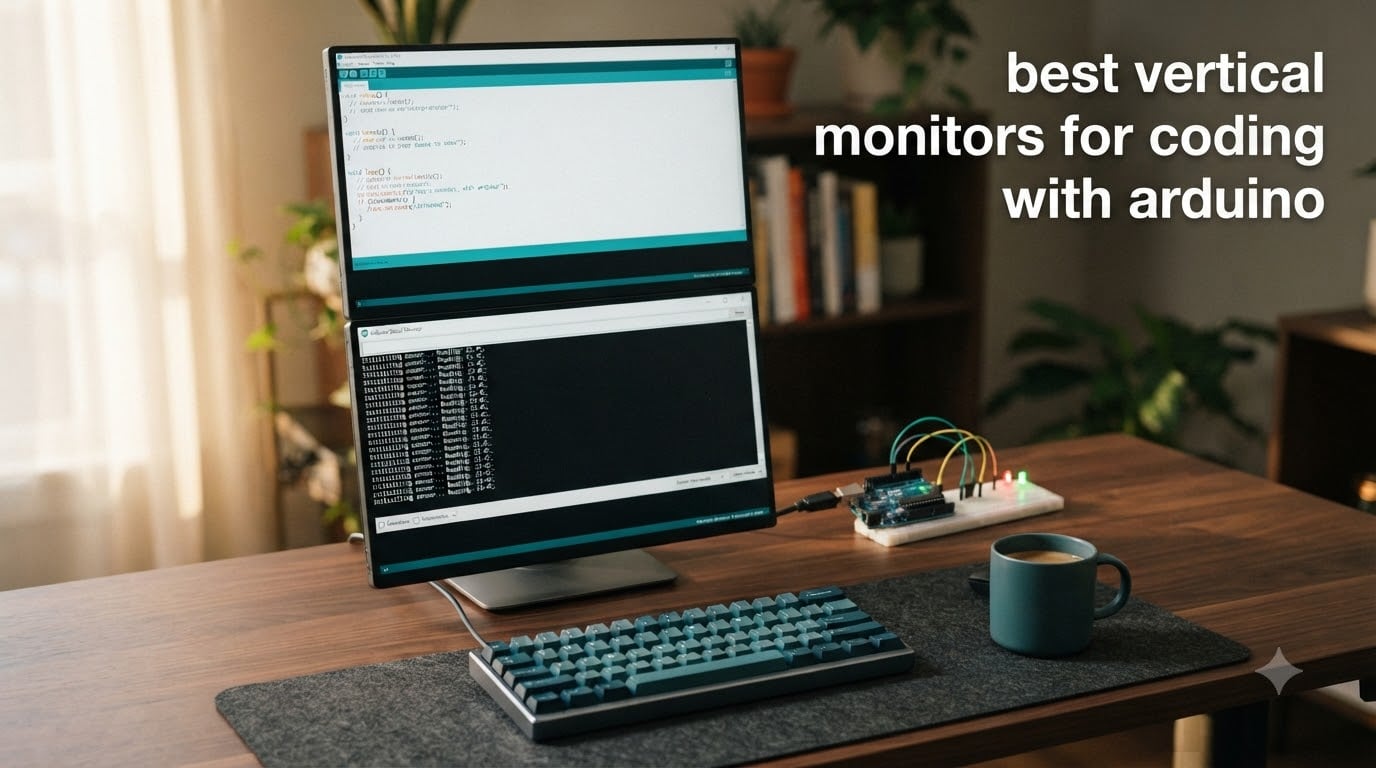 best vertical monitors for coding with arduino