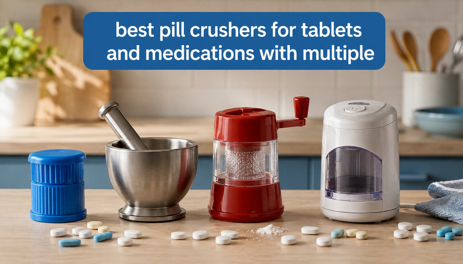 best pill crushers for tablets and medications with multiple