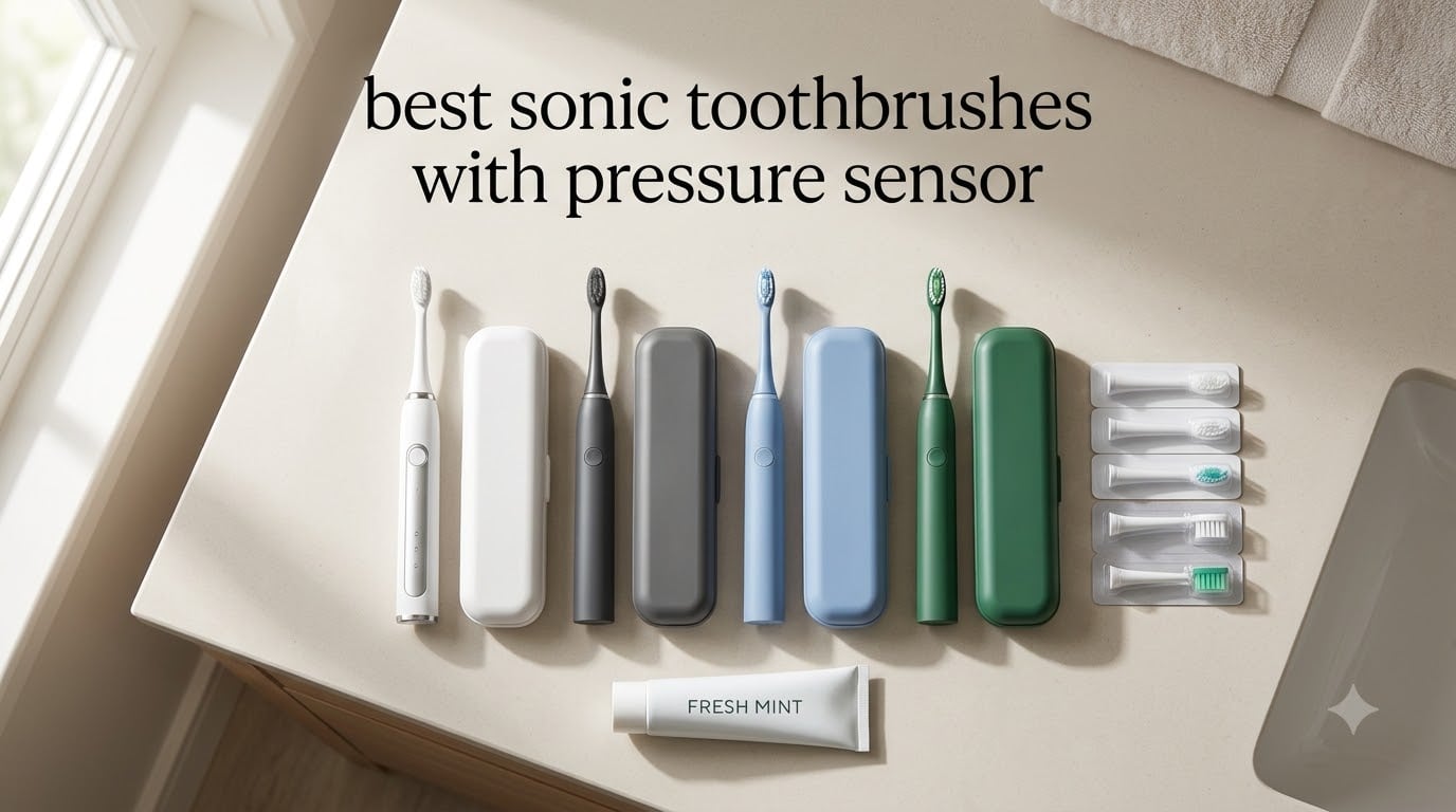 best sonic toothbrushes with pressure sensor